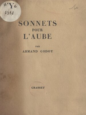 cover image of Sonnets pour l'aube